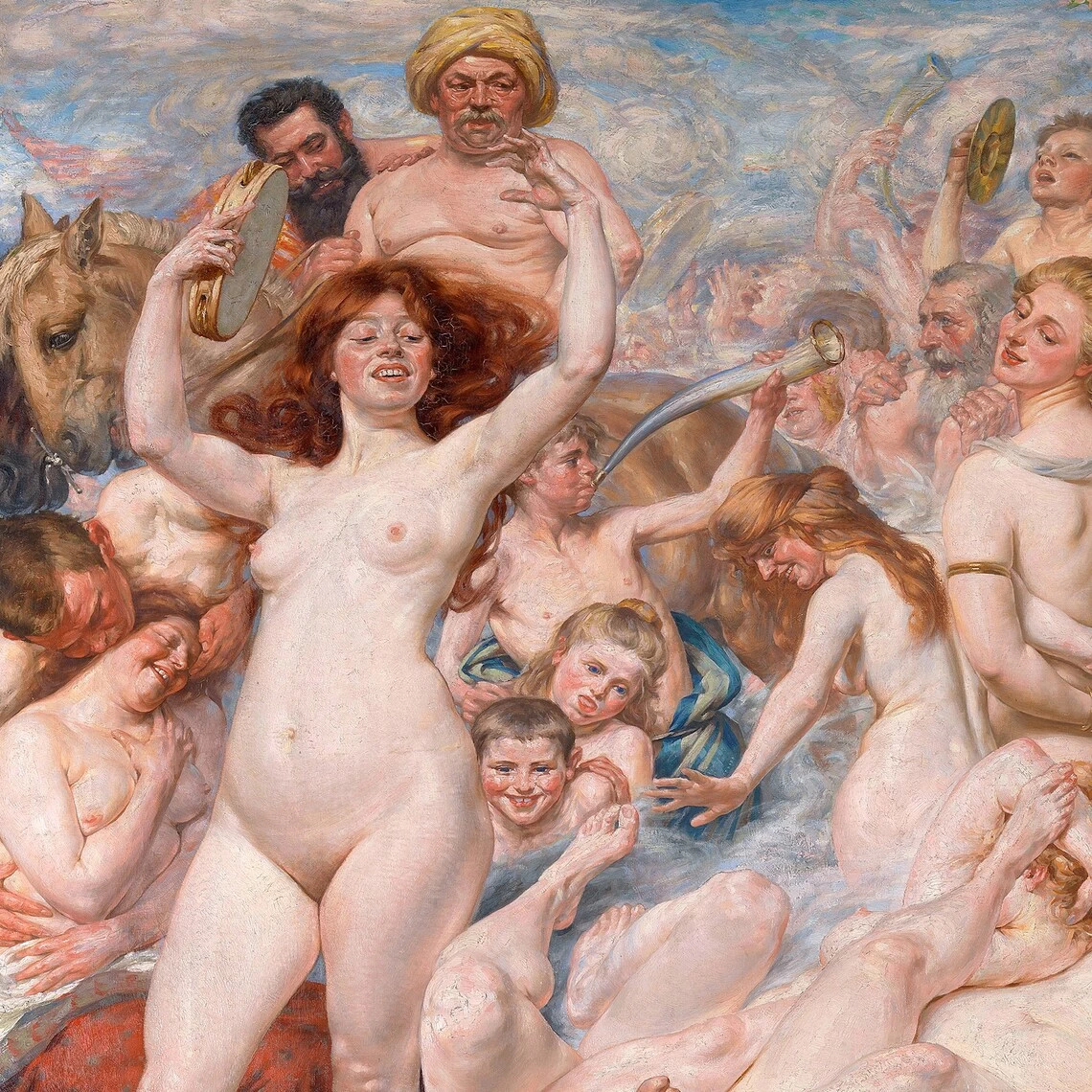 Ritorno dopo la vendemmia - Koninklijk Museum voor Schone Kunsten Antwerpen, dettaglio 1